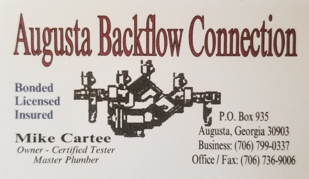 Augusta Backflow Connection